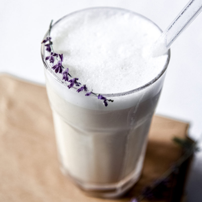 Iced Earl Grey Latte with Easy Vanilla Cold Foam Joyfuel Eats