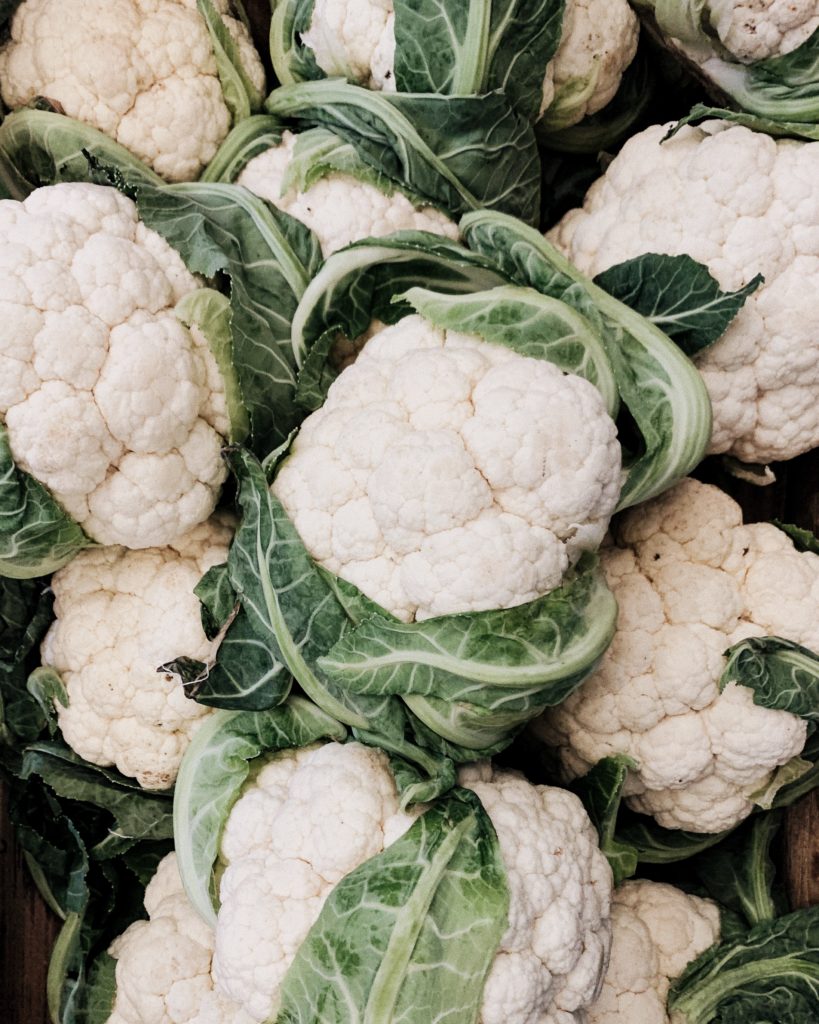 cauliflower contains white phytonutrients