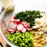 orzo pasta salad with spring vegetables